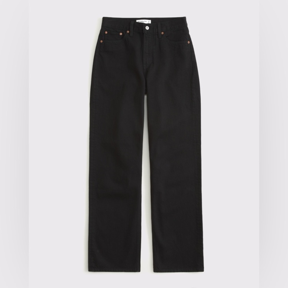 Abercrombie & Fitch Curve Love High Rise Loose Jean